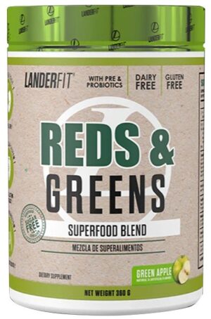 Landerfit Red & Greens Superfood Green Apple - 360g