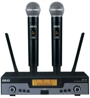 Micrófono Inalámbrico Dual BLG UHF DSP - UF-03