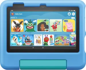 Tablet Amazon Fire 7 Kids 2+16GB WiFi (12a Gen) + Estuche de Protección Azul