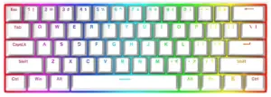 Teclado Gaming Redragon DragonBorn K630W-RGB (Inglés Alámbrico) Switch Red