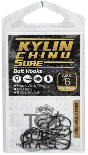 Anzuelo Top Fishing Kylin Chinu Sure 06 con 20 pcs