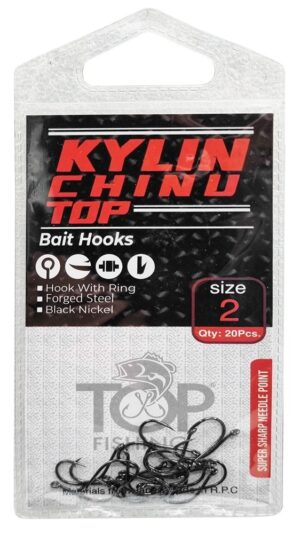 Anzuelo Top Fishing Kylin Chinu 02 con 20 pcs