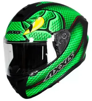 Casco para Moto Axxis Draken Nahesa A6 - Tamaño L (59-60) - Verde