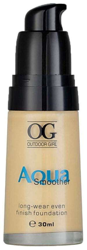 Base liquida Outdoor Girl Aqua Smoother 05 Medium Beige - 30mL