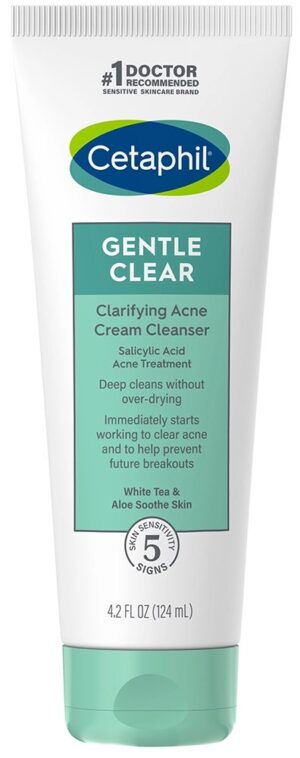 Crema Limpiador Gentle Clear Clarifying Acne Cream Cleanser - 124mL