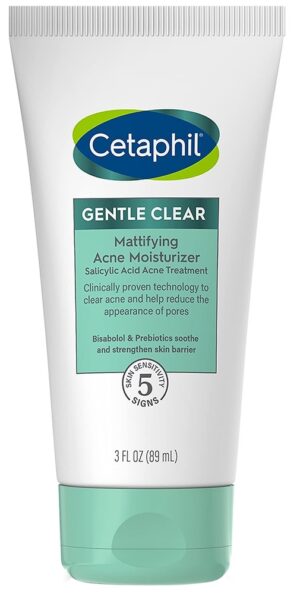 Crema Cetaphil Gentle Clear Mattifying Acne Moisturizer - 89mL