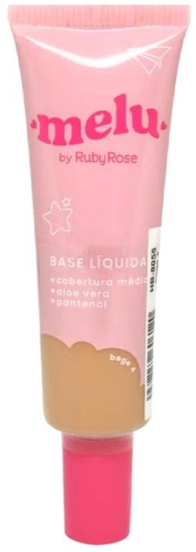 Base Liquido Ruby Rose Melu Bege 4 HB-8055-1 - 29mL