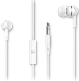 Auricular Motorola Earbuds 105 Jack 3.5mm con Micrófono - Blanco