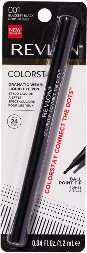 Lápiz de Ojos Revlon Colorstay 001 Blackest Black - 1.2mL