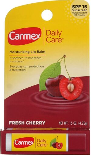 Bálsamo Labial Carmex Moisturizing Lip Balm Fresh Cherry 4.25g
