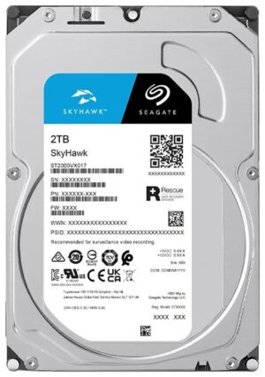 Disco Interno Seagate 3.5" Skyhawk 2TB SATA 6.0Gb/s - ST2000VX017