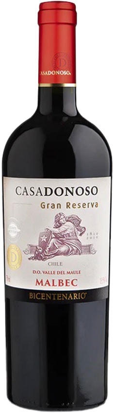 Vino Casa Donoso Gran Reserva Bicentenario Malbec 2021