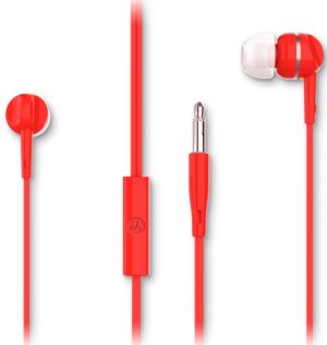 Auricular Motorola Earbuds 105 Jack 3.5mm con Micrófono - Rojo