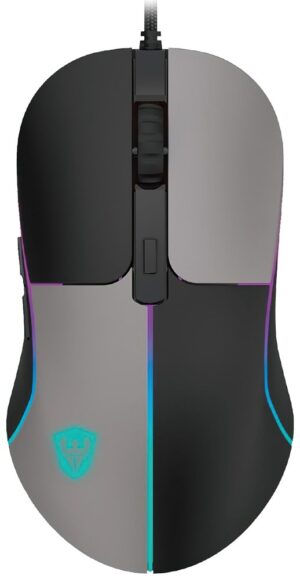 Mouse Gaming Satellite Smooth RGB A-GM11 - Negro (Alámbrico)