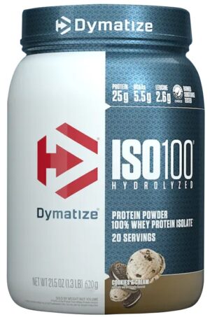 Dymatize ISO100 Hydrolyzed Cookies & Cream - 620g