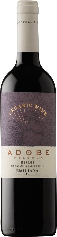Vino Emiliana Adobe Reserva Merlot 2022