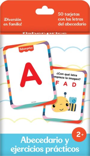 Tarjetas Abecedario y Ejercicios Prácticos Fisher-Price - FP-1251 (50 Unidades)