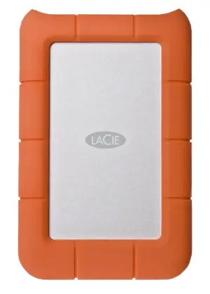 HD Externo LaCie 1TB Rugged Mini USB 3.0 - (LAC301558) Naranja/Plata