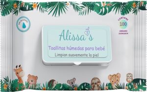 Toallitas Húmedas para Bebé Alissa´s 15cm x 20cm (100 Unidades)