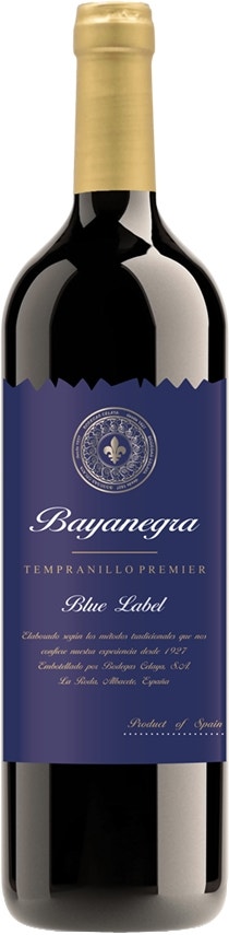 Vino Bodegas Celaya Bayanegra Blue Label Tempranillo Premier 2020