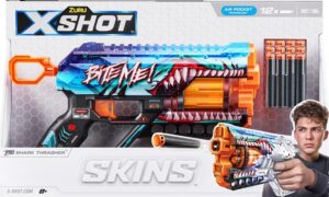 Lanzador de Dardos Zuru X-Shot Skins Griefer Shark Thrasher. - 36561