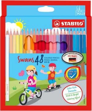 Lápiz de Color Stabilo Swans 1870/48 (48 Unidades)
