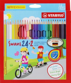 Lápiz de Color Stabilo Swans 1870/26  (26 Unidades)