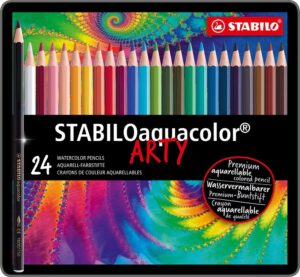 Lápiz de Color Stabilo Aquacolor Arty 1624-5 (24 Unidades)