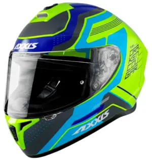 Casco para Moto Axxis Draken Cougar C3 - Tamaño S (55-56) - Verde