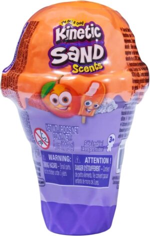 Kinetic Sand Scents Spin Master 6058757 Laranja - 113g