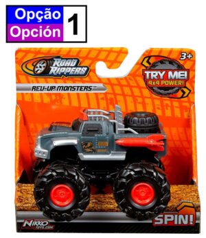 Autitos Road Rippers Rev-Up Monsters Nikko Toys - 20170 (Diversos)