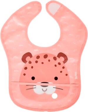 Babero con Bolsa Bubazoo Leopardo Buba - 15342
