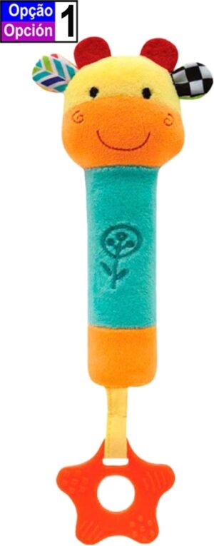 Sonajero con Mordedor Happy Zoo Buba - 09842 (Diversos)