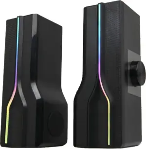 Speaker Satellite AS-92002 USB 2.0 RGB - Negro