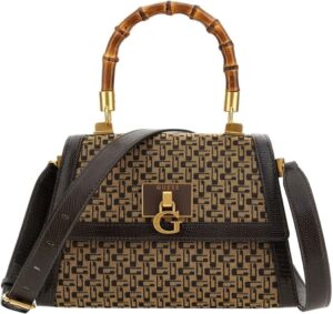 Bolsa Guess JK787521 Brown Logo - Femenina