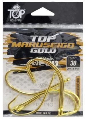 Anzuelo Top Fishing Maruseigo Gold 30 con 6 pcs