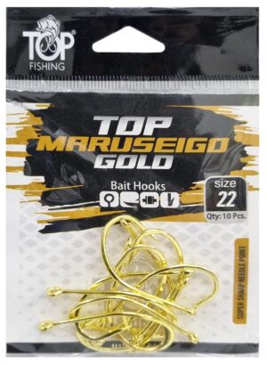 Anzuelo Top Fishing Maruseigo Gold 22 con 10 pcs