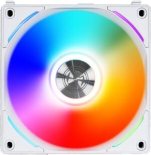 Cooler para Gabinete RGB Lian Li Uni Fan AL120 X3 UF-AL120-3W Blanco