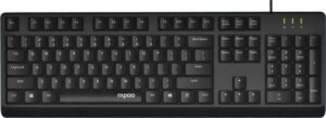 Teclado Alámbrico Rapoo NK1900 (Ingles)