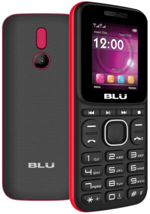 Celular Blu Z4 Music Z253 Dual Sim 1.8" Negro/Rojo