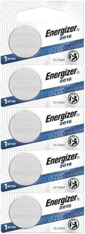 Batería de Lítio Energizer CR2016 3V (5 Unidades)