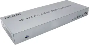 Controlador de Video Player SFX VideoWall HDVW4X4-A HDMI 4K 4x4 30Hz