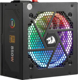 Fuente para Gabinete Modular Redragon GC-PS007-1 850W RGB 80 Plus Gold Bivolt