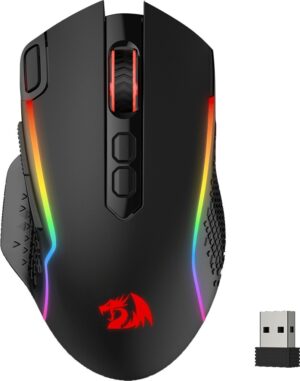 Mouse Gaming Redragon Taipan Pro M810-RGB (Inámbrico) - Negro