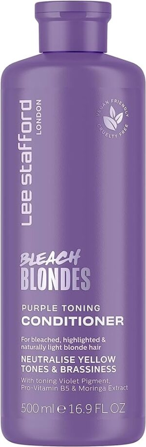 Acondicionador Lee Stafford Bleach Blondes Purple Toning - 500mL