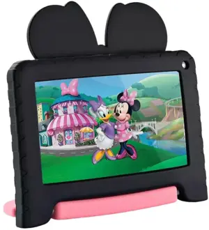 Tablet Multilaser NB605 Disney Junior Minnie 2GB/32GB 7" Wifi - Negro/Rosa