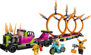 Lego City Stunt Truck & Ring of Fire Challenge - 60357 (479 Piezas)