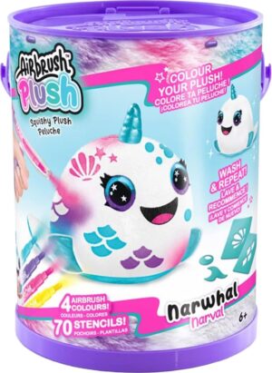 Peluche Narval Airbrush Plush Canal Toys - OFG 266