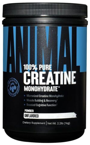 Animal 100% Pure Creatine Monohydrate Unflavored - 1Kg