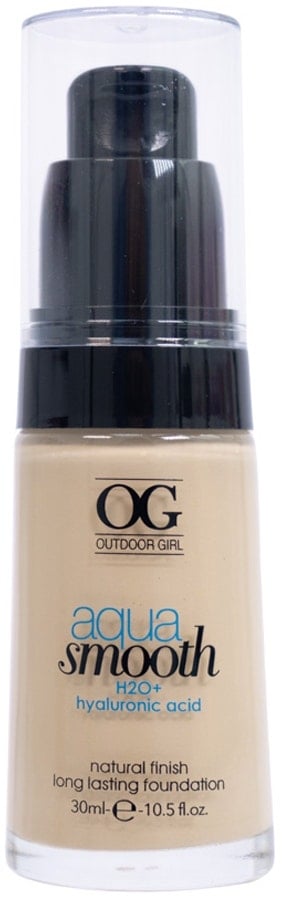 Base liquida Outdoor Girl Aqua Smoother 06 Dark Beige - 30mL